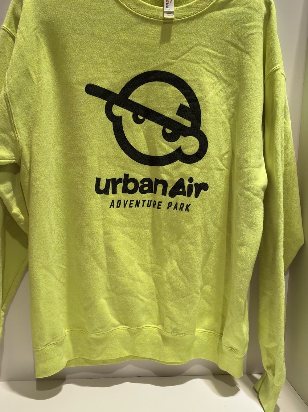 Urban Air Neon Lime Crewneck Sweatshirt - Unisex